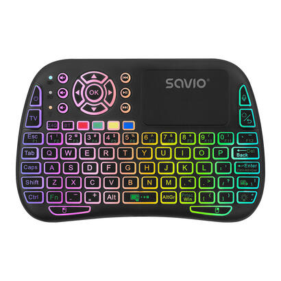 teclado-ingles-savio-savmkw-04-qwerty-ee-uu-usb-tipo-c-negro