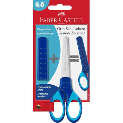 faber-castell-tijeras-escolares-ambidiestros-ergonomicas-cfunda-protectora-azul