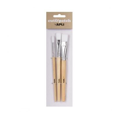 apli-pack-de-3-de-pinceles-de-madera-para-manualidades-cerdas-de-nylon-puntas-redonda-y-plana-ideal-para-papeles