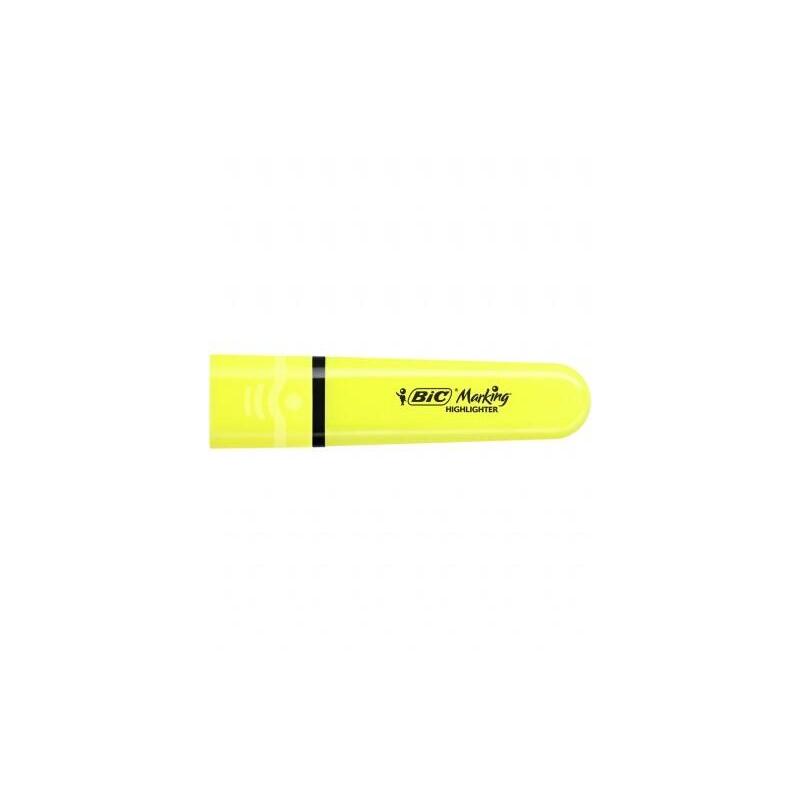 pack-de-12-unidades-bic-marking-highlighter-flat-marcador-fluorescente-punta-biselada-trazo-entre-120-y-460-mm-