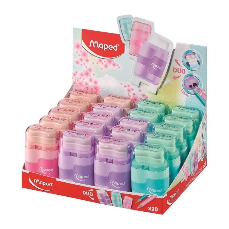 pack-de-20-unidades-maped-connect-duo-sacapuntas-de-2-orificio-con-goma-de-borrar-deposito-de-gran-capacidad-forma