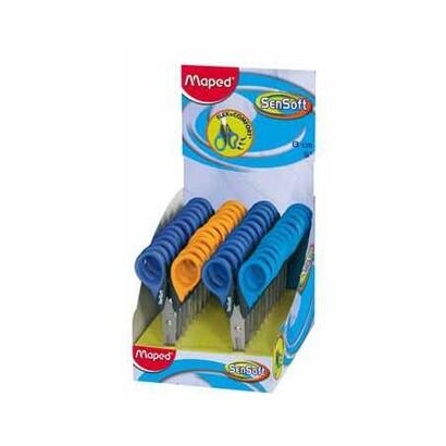 pack-de-24-unidades-maped-sensoft-tijera-escolar-punta-redonda-13cm-hojas-de-acero-inoxidable-mango-de-plastico