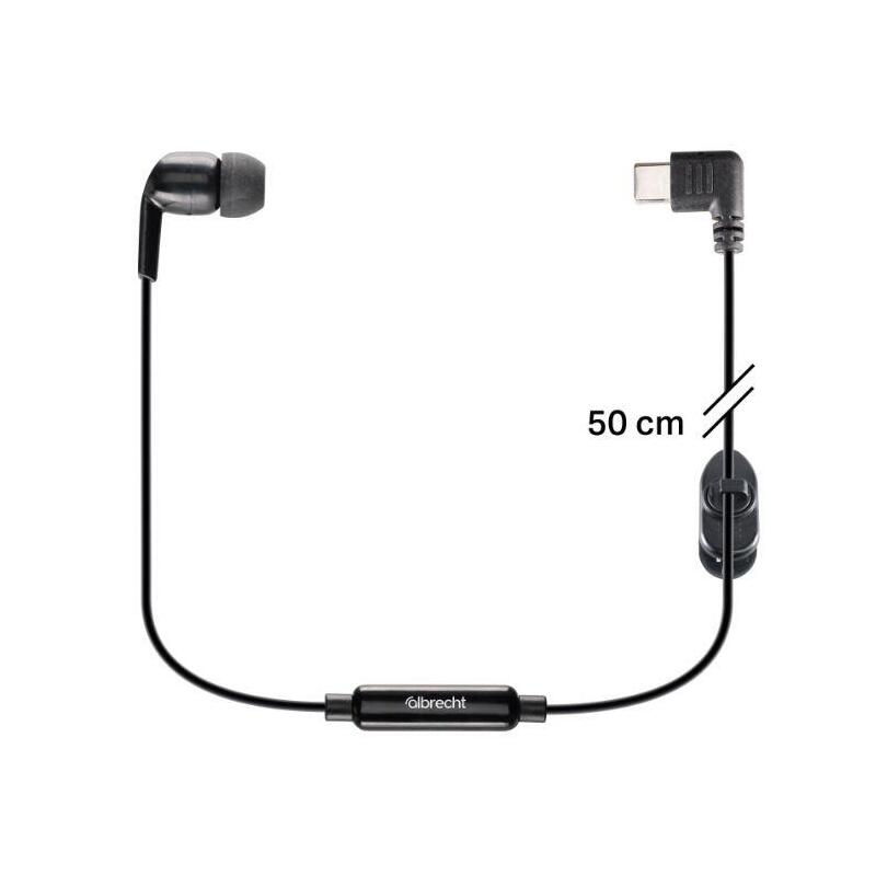 albrecht-tectalk-biz-in-ear-auriculares-50cm-con-ptt-taste-y-mikrofon