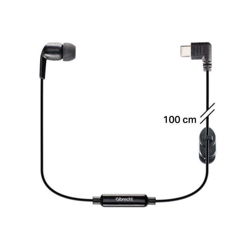 albrecht-tectalk-biz-in-ear-auriculares-100cm-con-ptt-taste-y-mikrofon