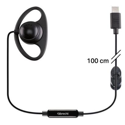 albrecht-tectalk-biz-d-form-auriculares-100cm-con-ptt-taste-y-mikrofon