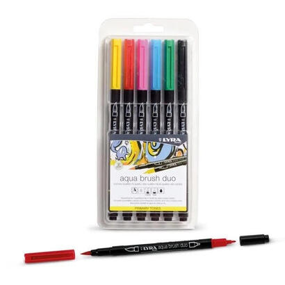 lyra-aqua-brush-duo-pack-6-rotuladores-de-doble-punta-trazos-1-5-y-1mm-tinta-base-de-agua-colores-tonos-primarios