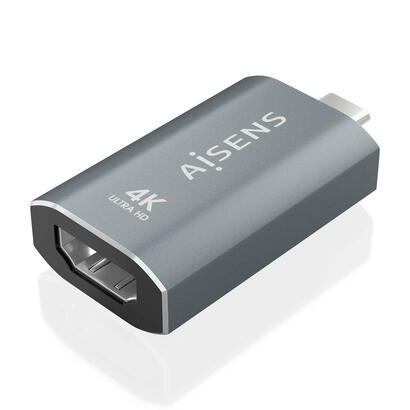 aisens-adaptador-conversor-aluminio-usb-c-a-hdmi-4k60hz-usb-cm-hdmih-gris