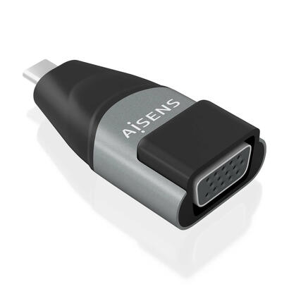 aisens-adaptador-conversor-aluminio-usb-c-a-vga-usb-cm-hdb15h-gris