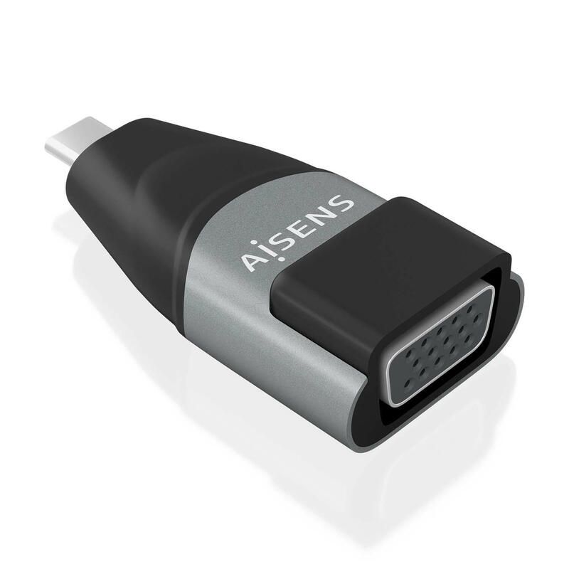 aisens-adaptador-conversor-aluminio-usb-c-a-vga-usb-cm-hdb15h-gris