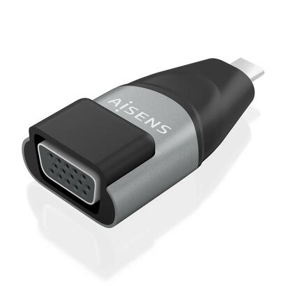 aisens-adaptador-conversor-aluminio-usb-c-a-vga-usb-cm-hdb15h-gris