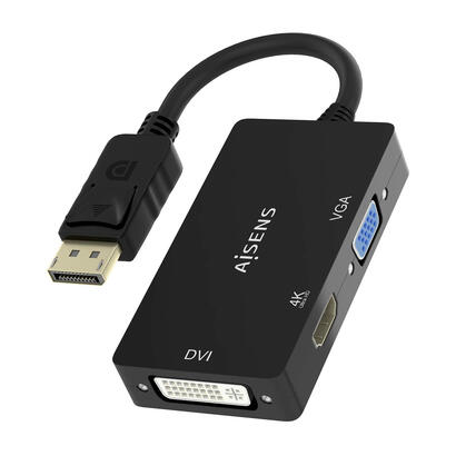 aisens-conversor-displayport-v12-a-vgadvihdmi-dp-12m-vgah-dvih-hdmih-4k-negro-15cm
