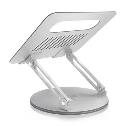 aisens-soporte-de-sobremesa-xl-giratorio-ajustable-para-portatil-tablet-10-17-plata