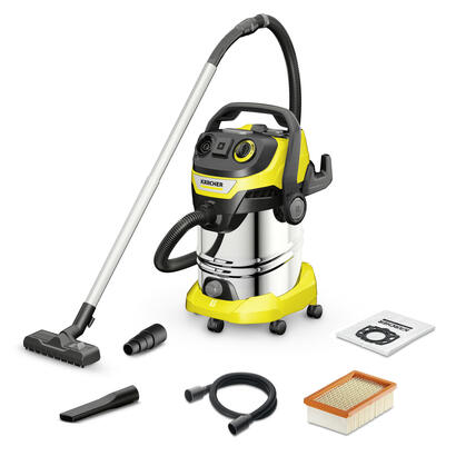 karcher-wd-6-p-s-v-30622t-negro-acero-inoxidable-amarillo-30-l-1300-w