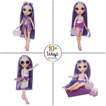 muneca-mga-entertainment-rainbow-high-swim-style-violeta-purpura-507314-euc