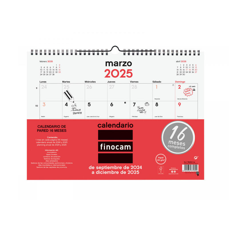 finocam-calendario-de-pared-16-meses-340x240mm-neutro-2024-2025