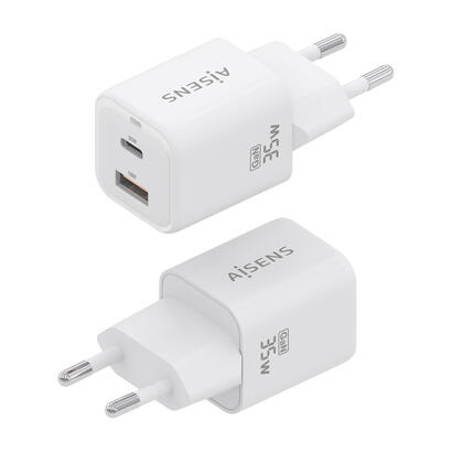 aisens-cargador-gan-35w-1xusb-c-pd30-qc40-1xusb-a-qc30-blanco