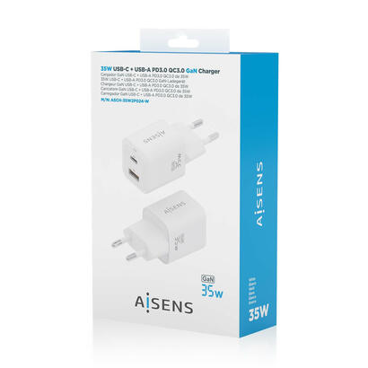 aisens-cargador-gan-35w-1xusb-c-pd30-qc40-1xusb-a-qc30-blanco