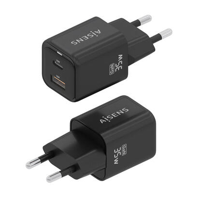 aisens-cargador-gan-35w-1xusb-c-pd30-qc40-1xusb-a-qc30-negro