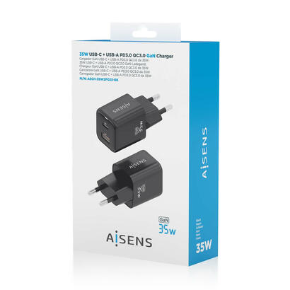 aisens-cargador-gan-35w-1xusb-c-pd30-qc40-1xusb-a-qc30-negro