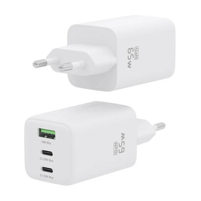 aisens-cargador-gan-65w-2xusb-c-pd30-qc40-1xusb-a-qc30-blanco