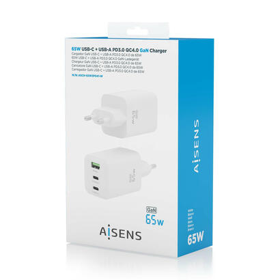 aisens-cargador-gan-65w-2xusb-c-pd30-qc40-1xusb-a-qc30-blanco