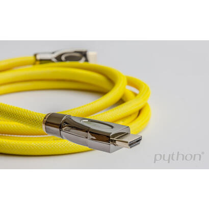 python-hdmi-20-cable-aktiv-4k2k-trenzado-amarillo-30m