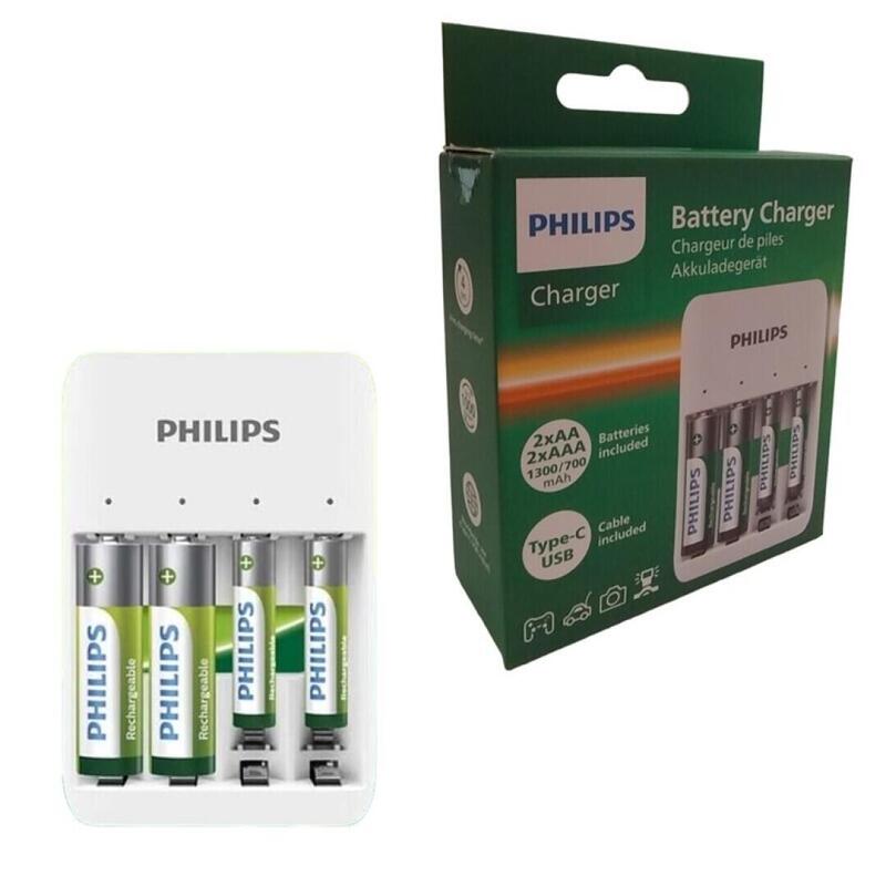philips-cargador-de-pilas-tipo-c-cable-incluido-2xaa-1300mah-2xaaa700mah