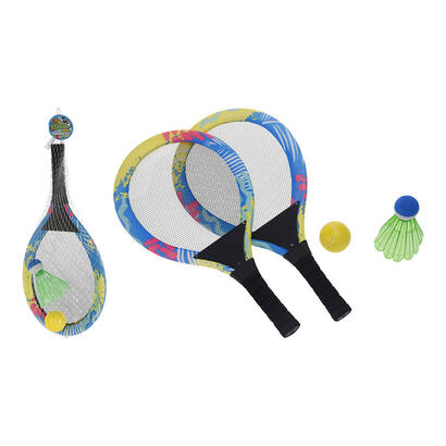 set-de-2-raquetas-con-pelota-de-tenis-y-badmintong