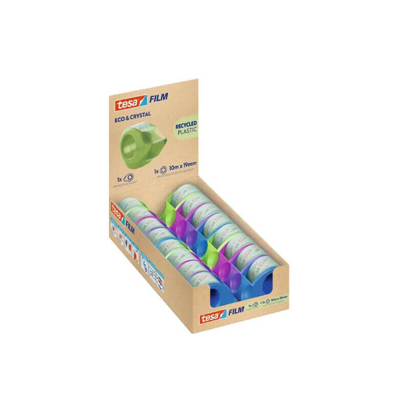 tesa-eco-crymal-1-rollo-10mx19mm-con-dosificador