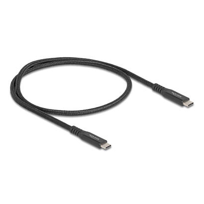 delock-80023-cable-usb-20-gbps-usb-type-c-macho-a-macho-pd-30-100-w-e-marker-05-m-metal-negro