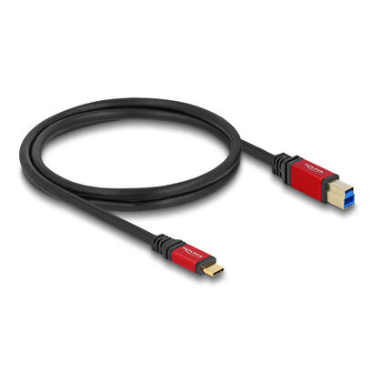 delock-80612-cable-usb-5-gbps-usb-type-c-macho-a-usb-tipo-b-macho-1-m-rojo-metal