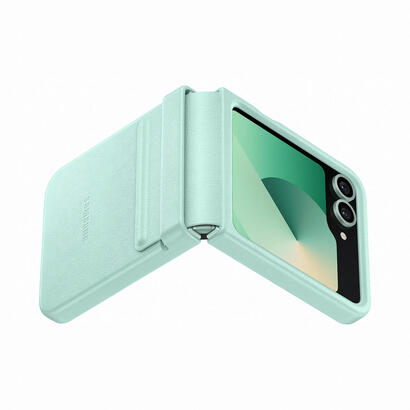 funda-samsung-para-galaxy-z-flip6-de-ecopiel-verde-menta-flip-6