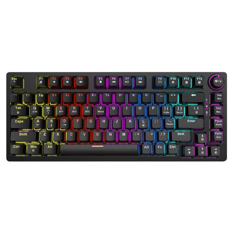 savio-savgk-phenix-yellow-teclado-juego-usb-rf-wireless-bluetooth-qwerty-ingles-de-ee-uu-negro