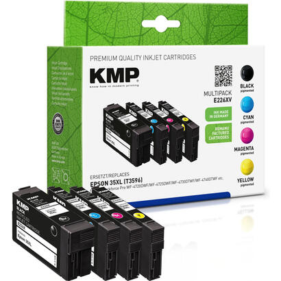 toner-kmp-multipack-e226xv-4-piezas-compatible-epson-negro-cian-magenta-amarillo