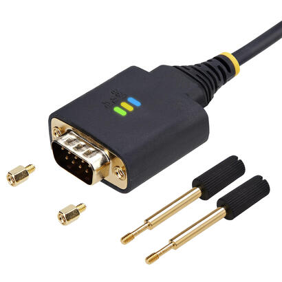 startechcom-2p6ffc-usb-serial-cambiador-de-genero-para-cable-usb-a-2-x-db-9-rs-232-negro-gris