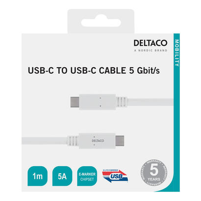 deltaco-usb-c-zu-usb-c-kabel-1m-5a-weia