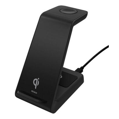 deltaco-wireless-charger-stand-3in1-schwarz