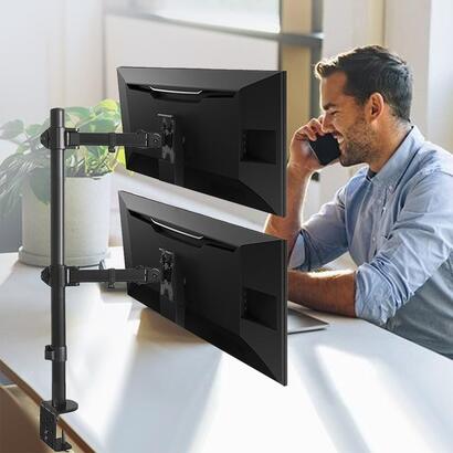 soporte-maclean-mc-967-para-monitor-doble-vertical-para-monitores-oled-qled-lcd-y-led-de-13-27-vesa-75x75-y-100x100-max-9kg