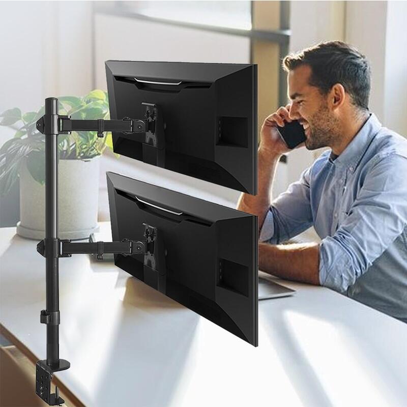 soporte-maclean-mc-967-para-monitor-doble-vertical-para-monitores-oled-qled-lcd-y-led-de-13-27-vesa-75x75-y-100x100-max-9kg