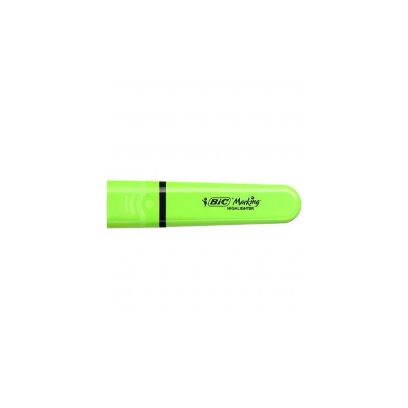 pack-de-12-unidades-bic-marking-highlighter-flat-marcador-fluorescente-punta-biselada-trazo-entre-120-y-460-mm-