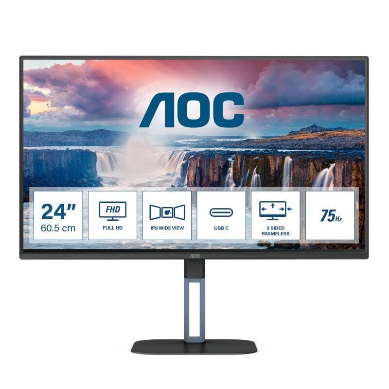 monitor-aoc-238-24v5cebk-1609-1ms-hdmiusb-c-ips-negro