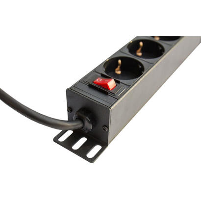 alcasa-gc-n0075-base-multiple-4-salidas-ac-interior-negro-rojo