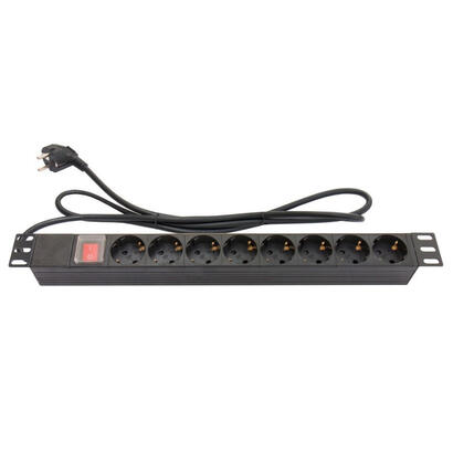 alcasa-gc-n0076-base-multiple-18-m-8-salidas-ac-interior-negro