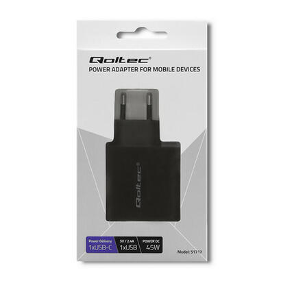 cargador-qoltec-51717-45w-5-20v-225-3a-usb-tipo-c-pd-usb-negro