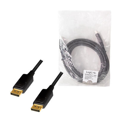 cable-logilink-cd0103-displayport-5-m-negro