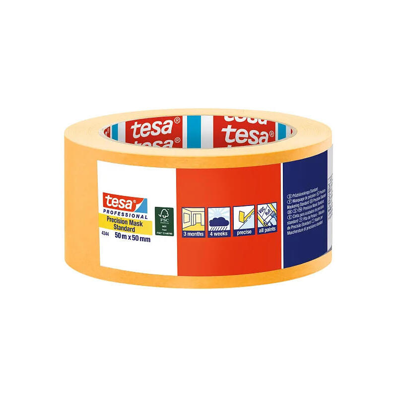 tesa-masking-tape-50m-x-50mm-standprec-yellow-04344