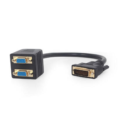 gembird-a-dvi-2vga-01-adaptador-de-cable-de-video-03-m-dvi-i-2-x-vga-d-sub-negro