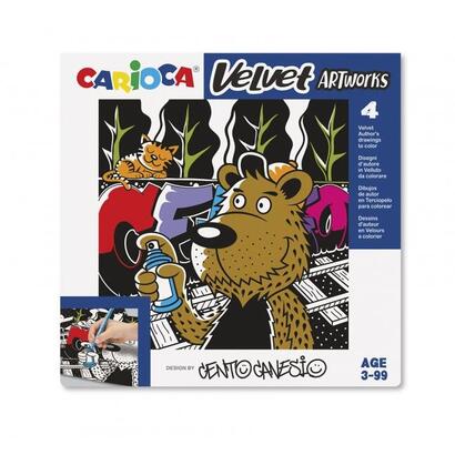 carioca-velvet-centograffiti-pack-de-4-ilustraciones-de-terciopelo-para-colorear-suave-textura-desarrolla-destreza