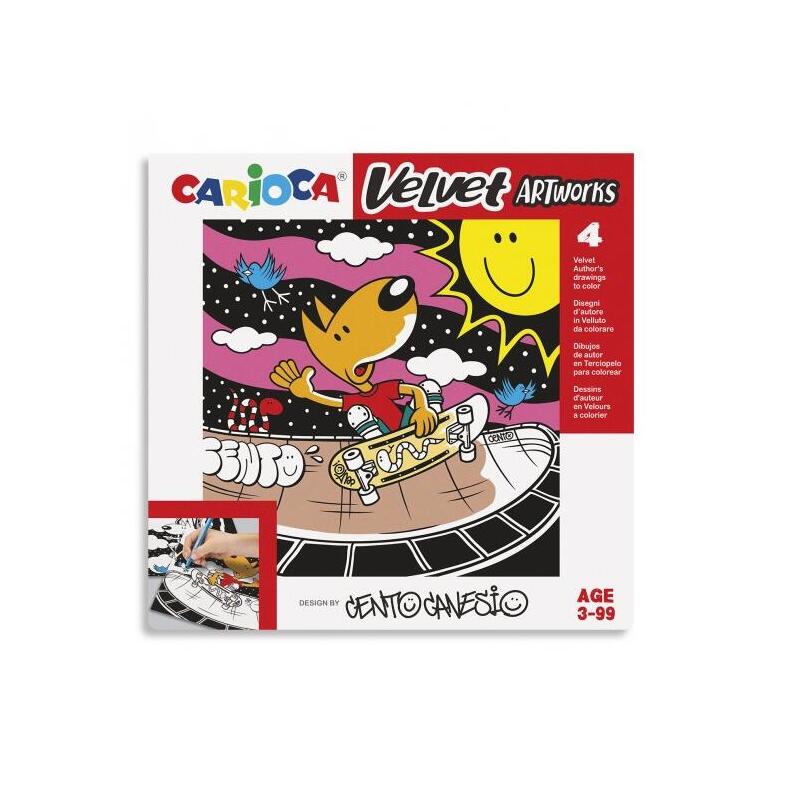 carioca-pack-de-4-ilustraciones-de-terciopelo-para-colorear-suave-textura-desarrolla-destreza-y-creatividad-