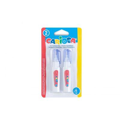 carioca-pack-de-2-mini-boligrafos-correctores-punta-de-metal-resistente-y-precisa-apto-para-todo-tipo-de-papel-